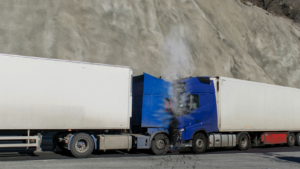 head-on truck accident