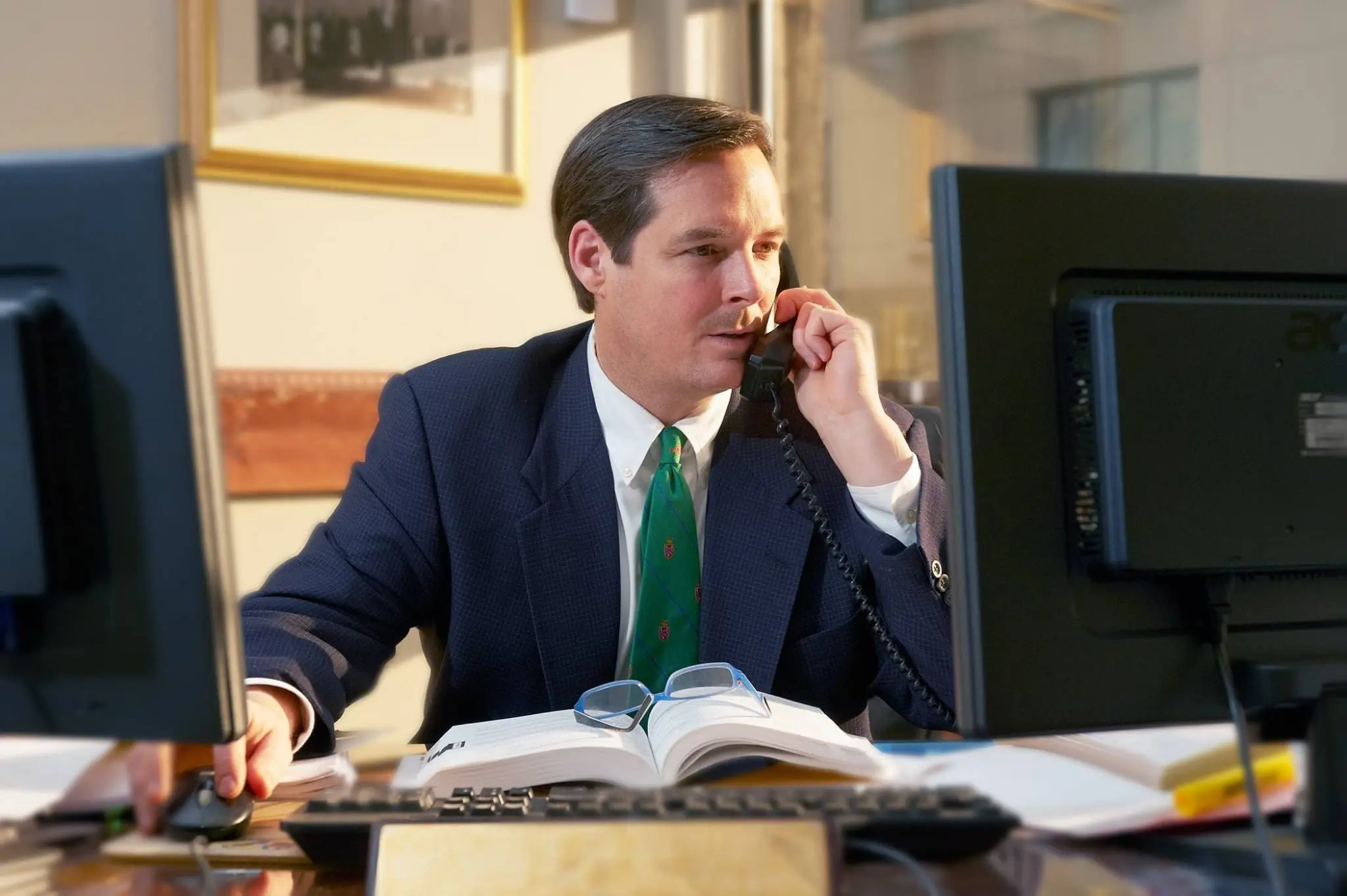 Munley personal injury lawyer conducting negotiations for client