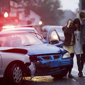 Scene of a Pennsylvania car accident