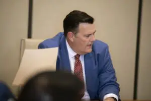 Car Accident Attorney Chris Munley speaking to attorneys
