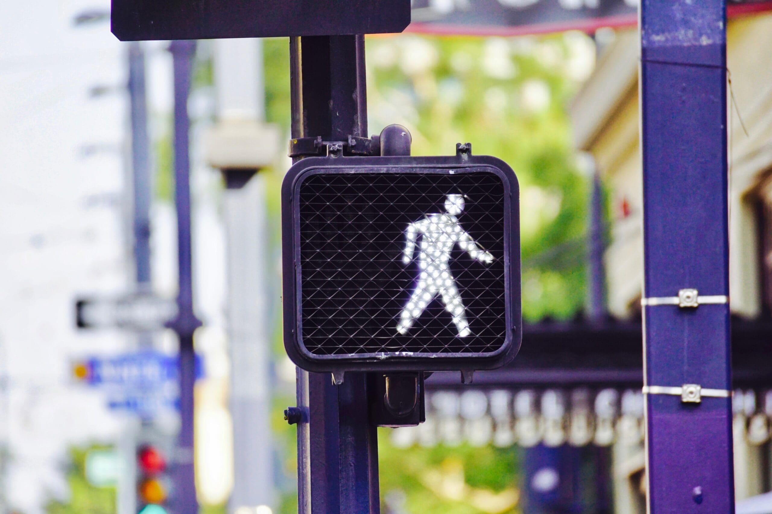 Norristown Pedestrian Accident Attorney, walk signal