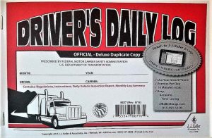 Trucker Driver's Daily Log (paper format)