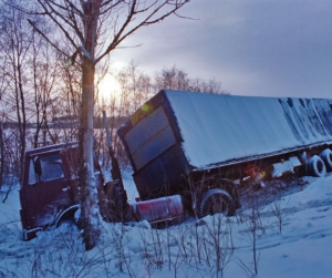 dangerous weather truck accident
